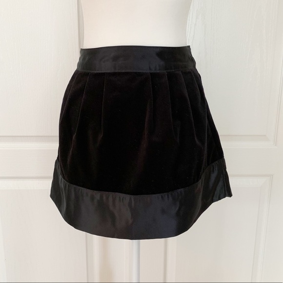 Erin Fetherston + Target Velvet & Satin Skirt Sz XS - Picture 7 of 8
